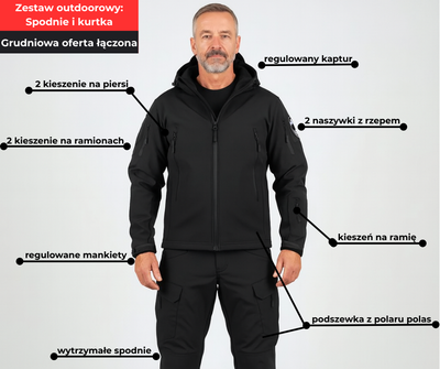 Alpha One™ | Wodoodporny zestaw kurtki i spodni outdoorowych